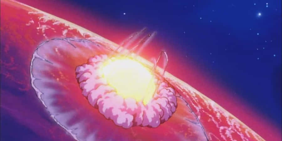 Destructionof Planet Vegeta Wallpaper