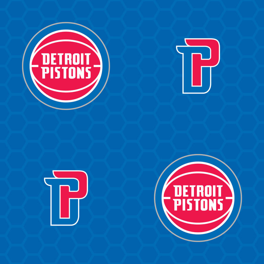 Detroit Pistons In Action On Court Wallpaper