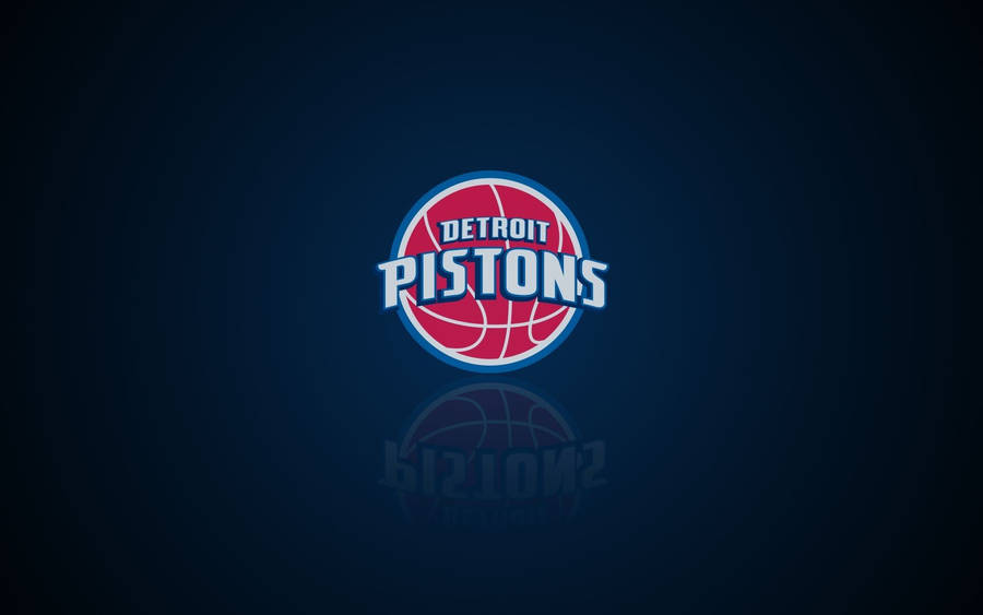 Detroit Pistons Midnight Blue Logo Wallpaper