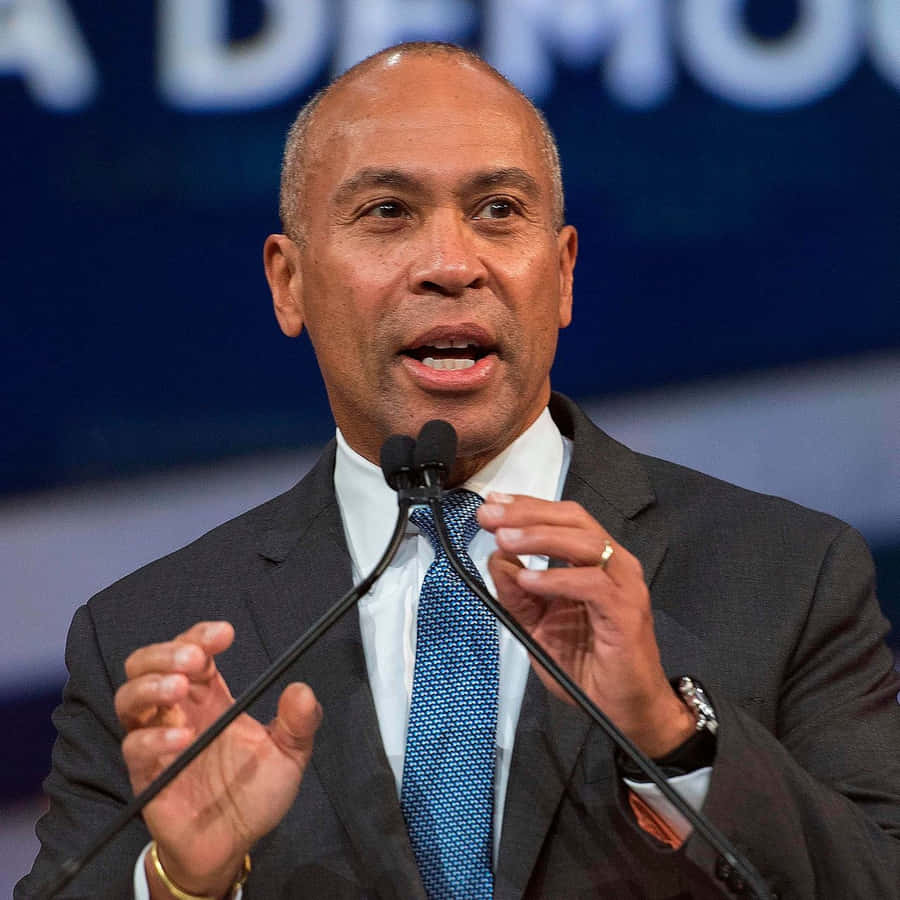 Deval Patrick Passionate Talk Wallpaper
