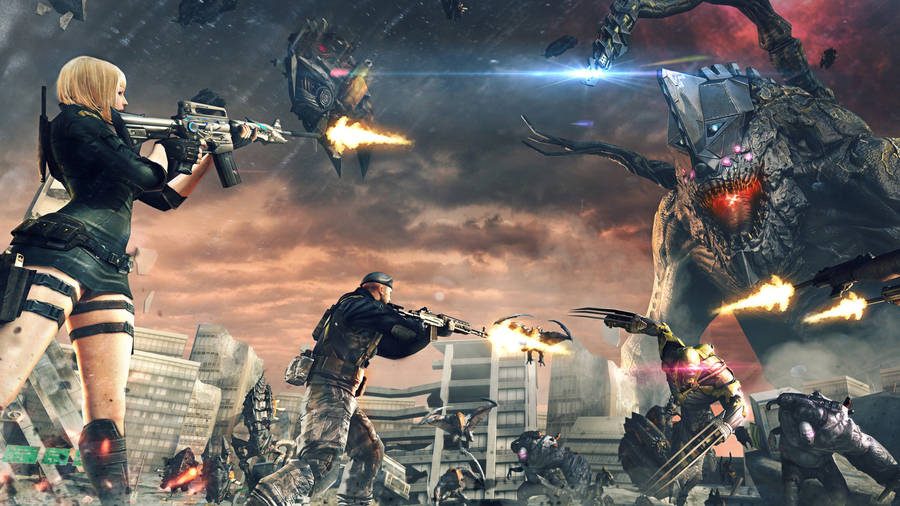 Devastation In Crossfire Game Scene Wallpaper