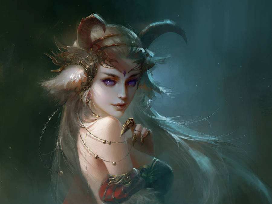 Devil Horns Lovely Anime Wallpaper