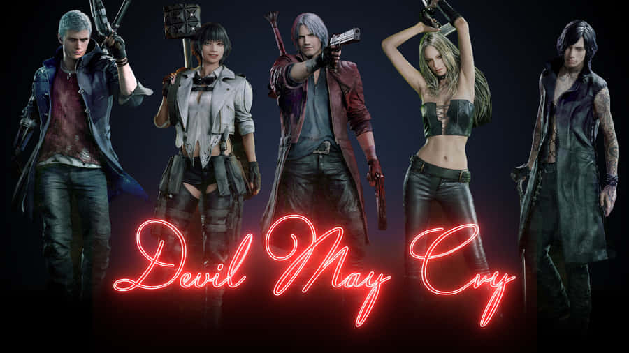 Devil May Cry5 Main Characters Wallpaper