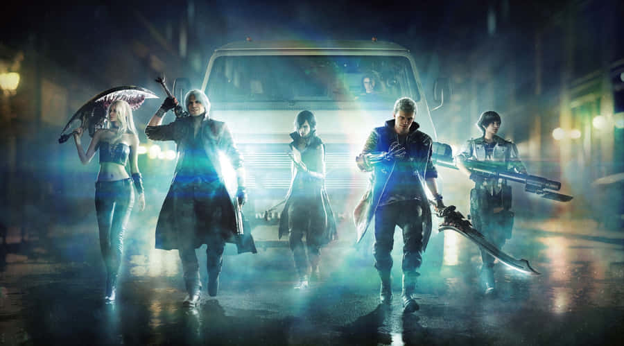 Devil May Cry5 Team Showcase Wallpaper