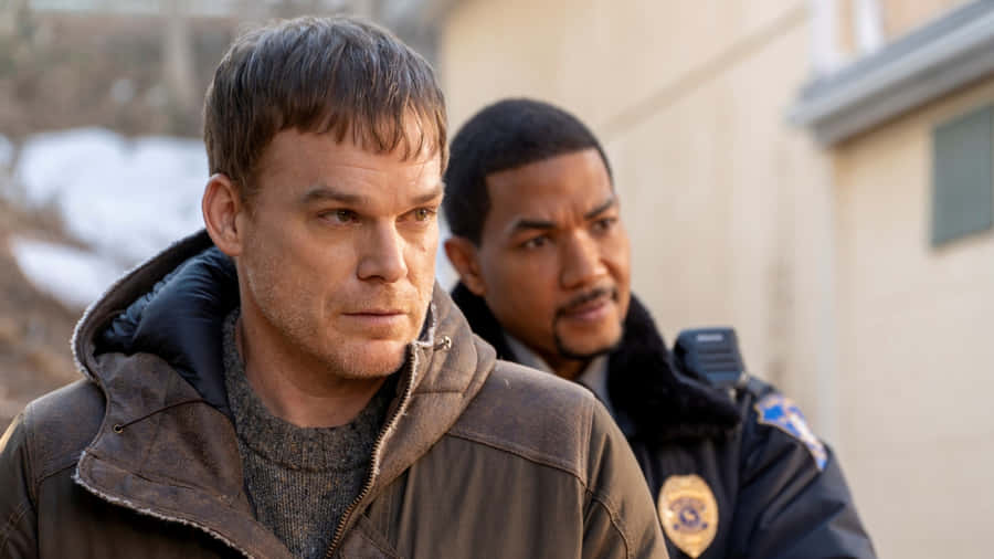 Dexter Morgan And Detective Wallpaper