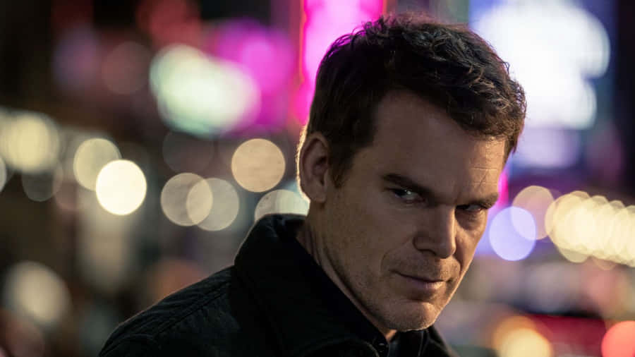 Dexter Morgan Intense Gaze Wallpaper
