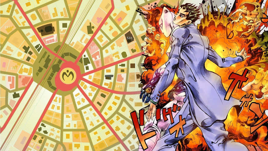 Diamond Is Unbreakable - Aesthetic Anime Wallpaper Wallpaper