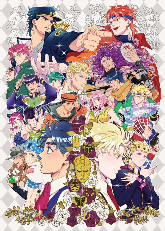 Diamond Is Unbreakable - Josuke Higashikata & Stand Crazy Diamond Wallpaper