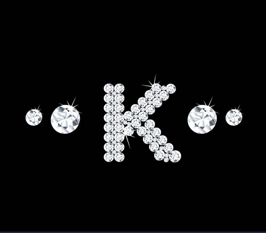 Diamond Letter K Wallpaper