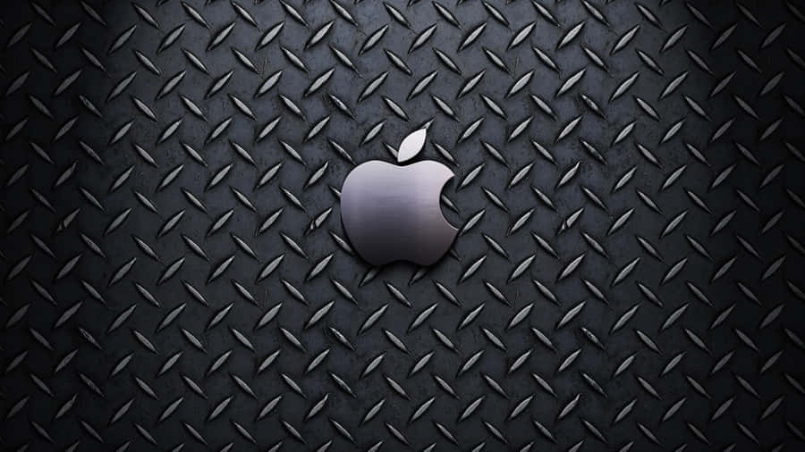 Diamond Plate Apple Logo Wallpaper