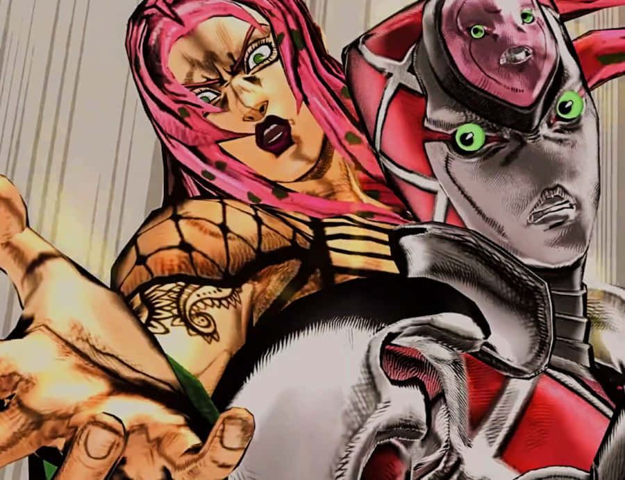 Diavolo From Jojo's Bizarre Adventure Anime Series Wallpaper