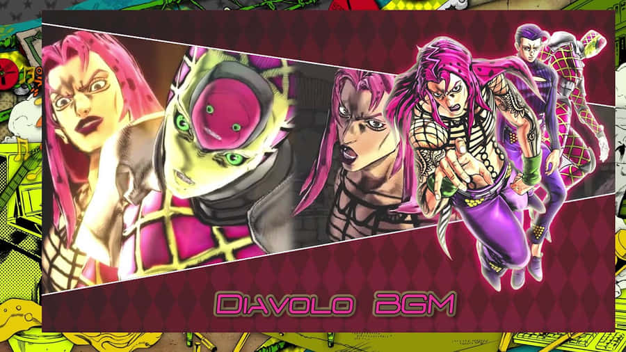 Diavolo, The Enigmatic Villain From Jojo's Bizarre Adventure Wallpaper