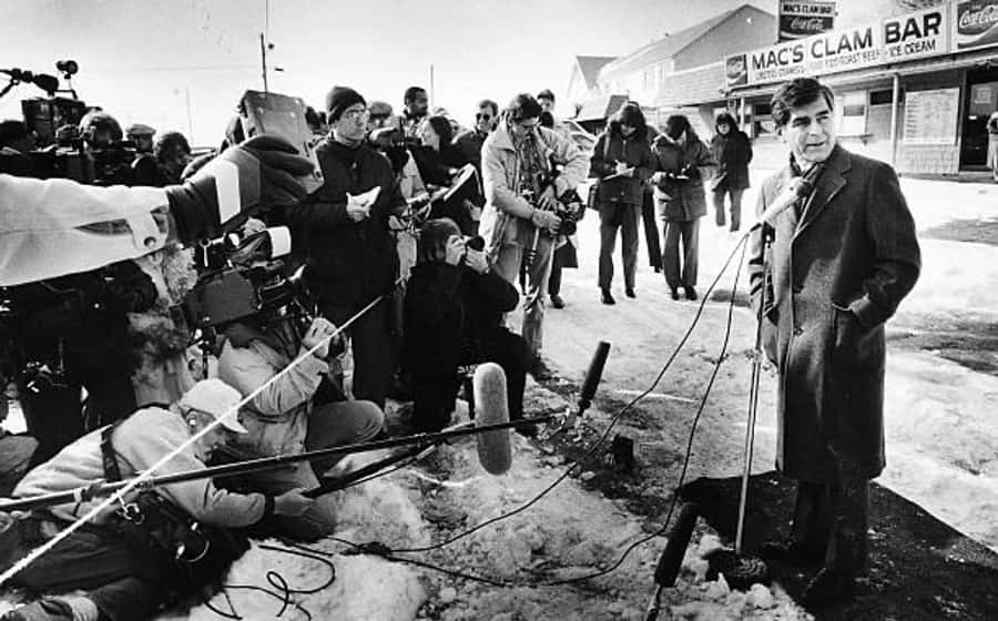 Dick Gephardt Vintage Black And White Wallpaper