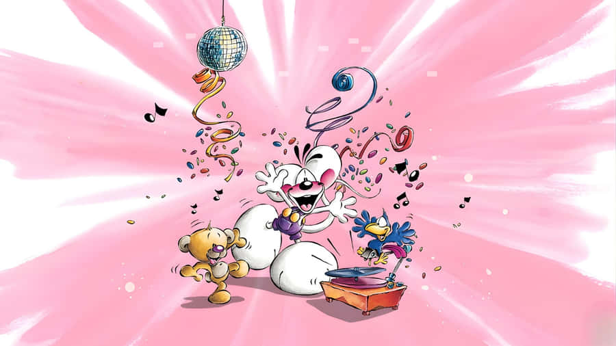 Diddl Celebration Party Wallpaper