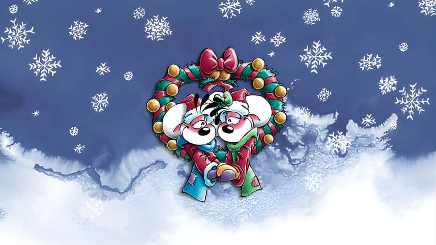 Diddl Christmas Heart Wallpaper