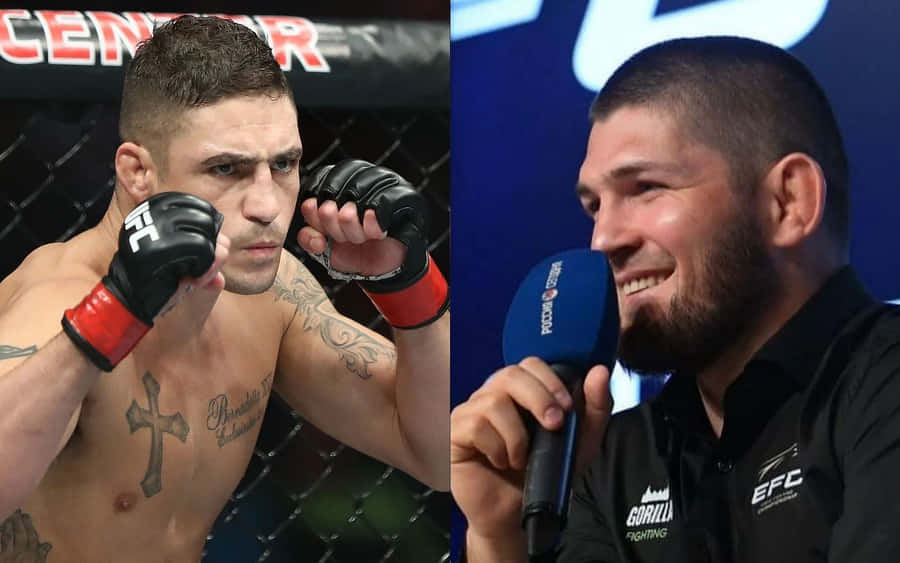 Diego Sanchez And Khabib Nurmagomedov Wallpaper