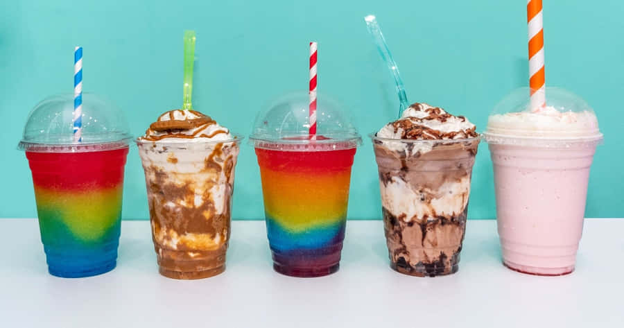 Different Kinds Of Slushy Drinks Wallpaper