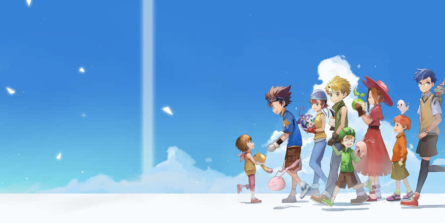 Digimon Adventure Childrenand Partners Wallpaper
