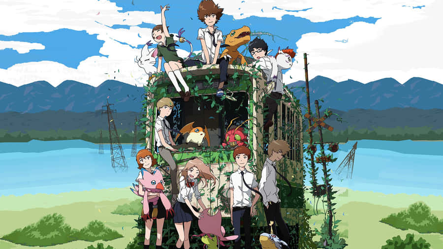 Digimon Adventure Groupon Ruins Wallpaper