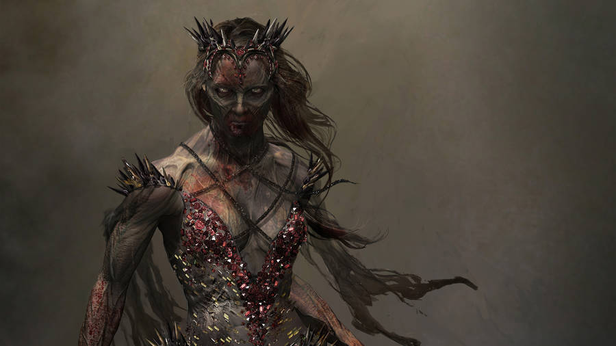 Digital Army Of The Dead Queen Wallpaper