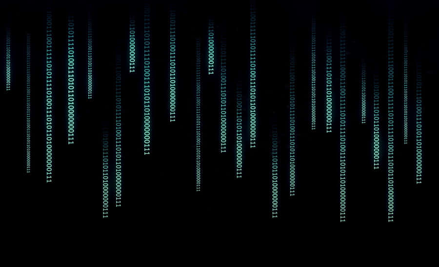 Digital Rain Binary Code Background Wallpaper