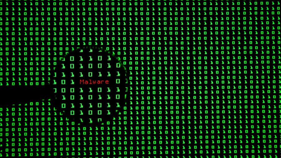 Digital Representation Of Malware Threat Wallpaper