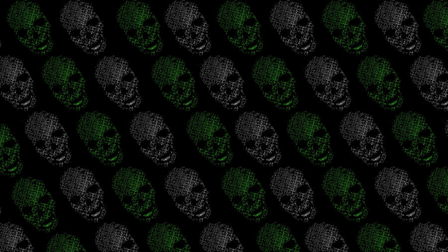 Digital Skull Pattern Watch Dogs Dedsec Wallpaper