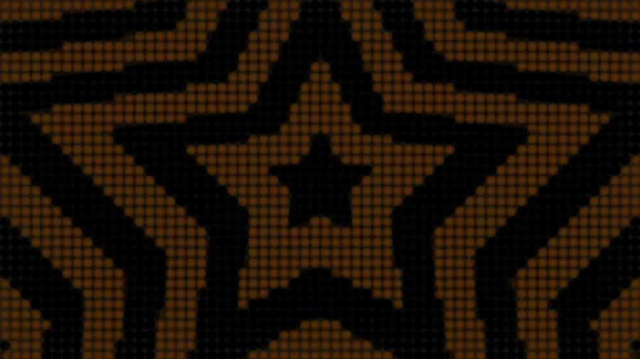 Digital Star Pattern Wallpaper