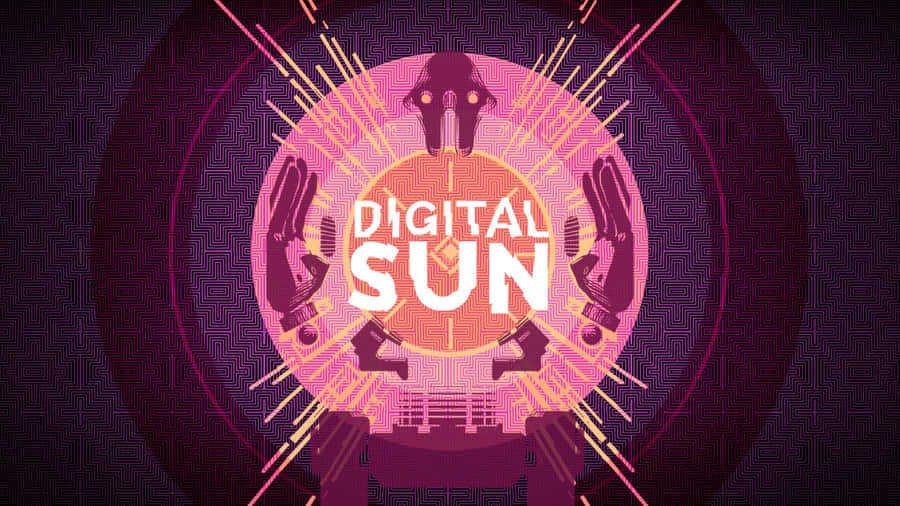 Digital Sun Studio Logo Wallpaper