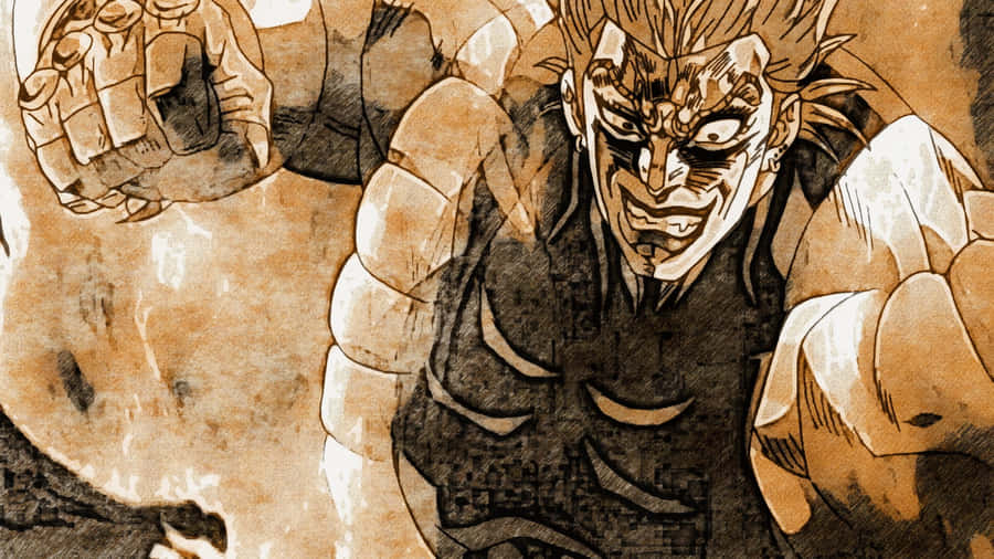 Dio Brando, The Iconic Antagonist Of Jojo's Bizarre Adventure. Wallpaper