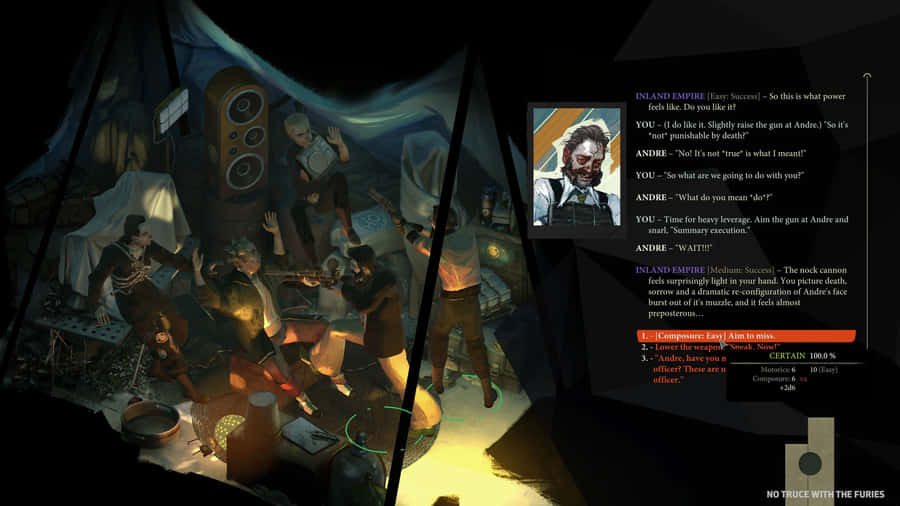 Disco Elysium Dialogue Scene Wallpaper