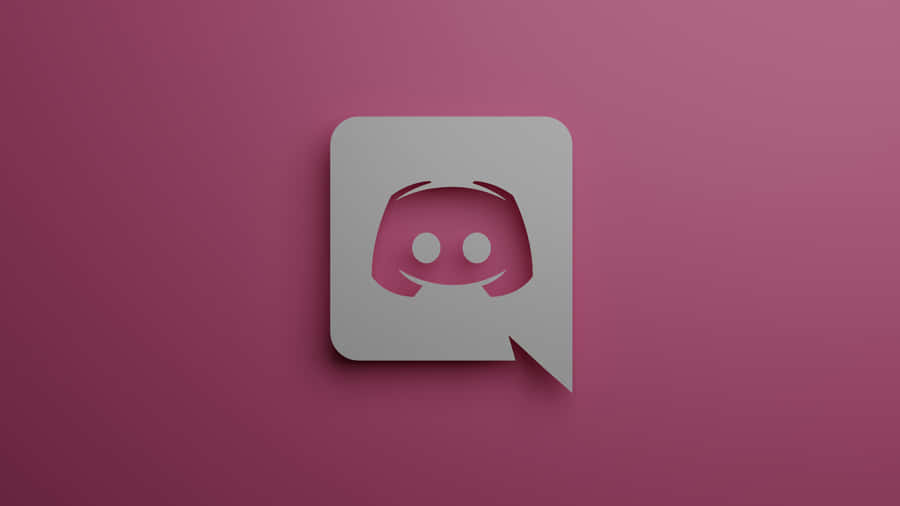 Discord Logo Pink Wallpaper