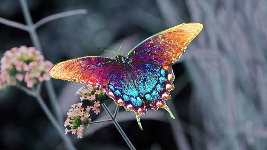 Discovering Beautiful Butterfly Species In Nature Wallpaper