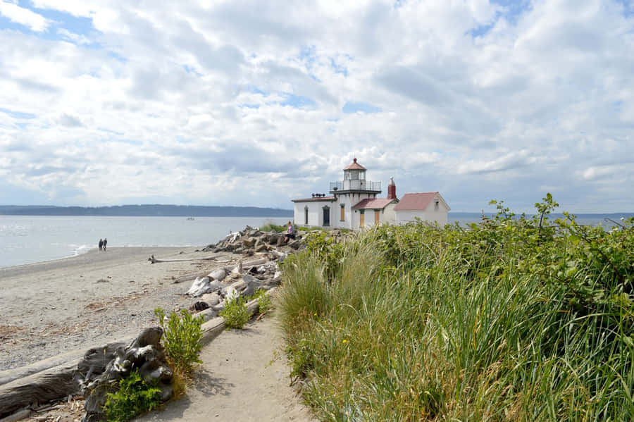 Discovery Park Lighthouse Seattle Wallpaper