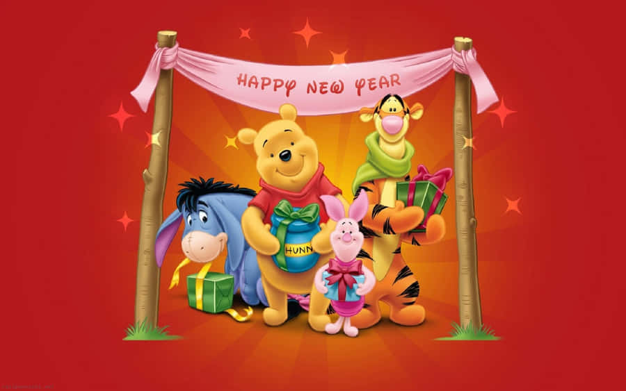 Disney Happy New Year Theme Wallpaper