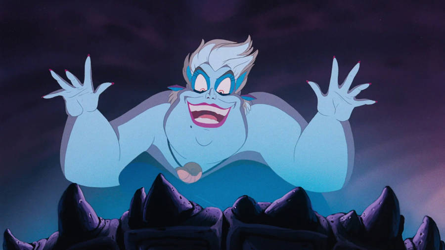 Disney Villain Ursula Under The Sea Wallpaper