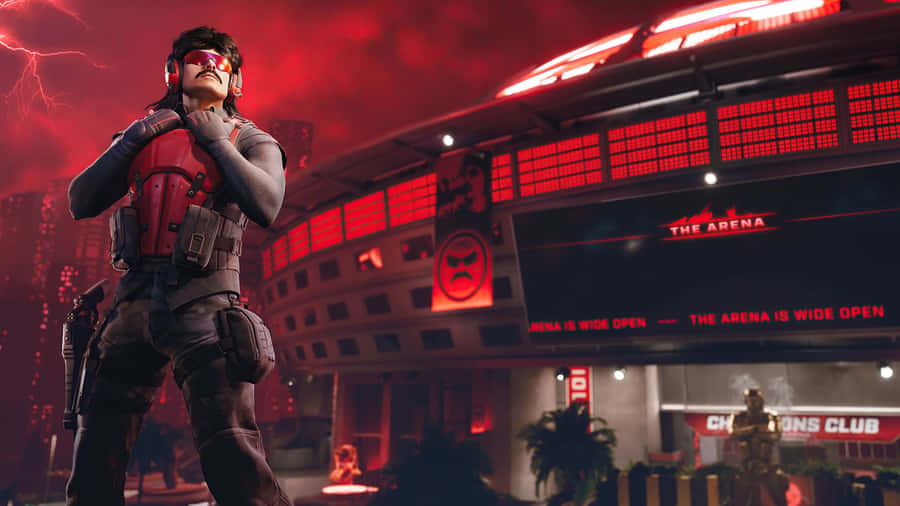 Disrespectful Dr Disrespect Battle Ready Wallpaper