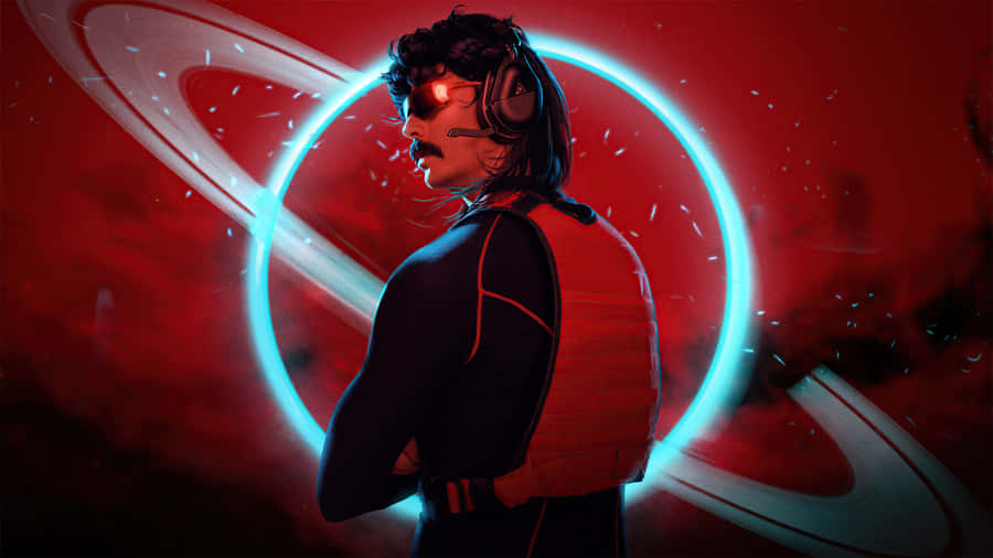 Disrespectful Dr Disrespect Space Aesthetic Wallpaper