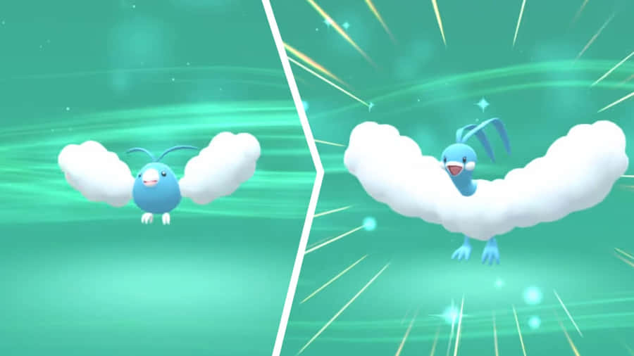 Distinction Between Swablu And Altaria Wallpaper