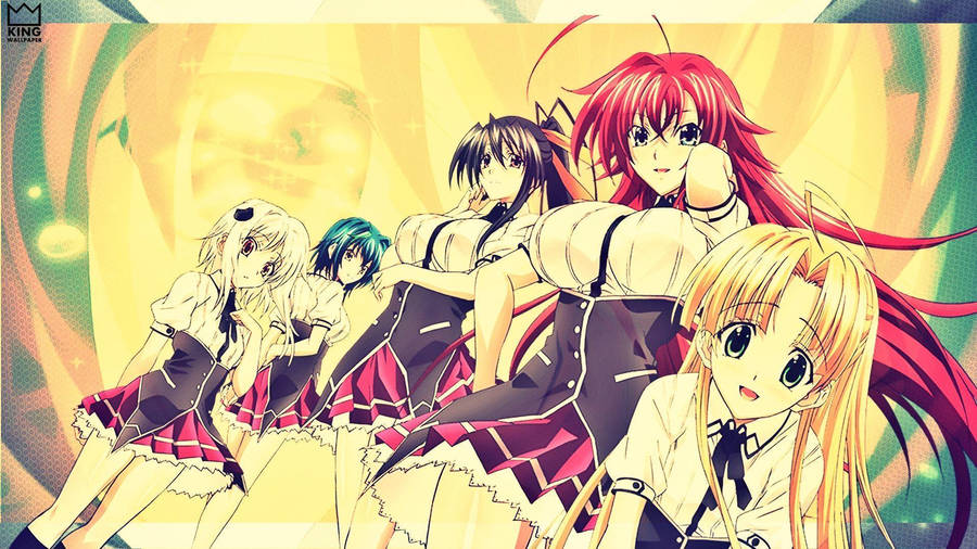 Dive Into The Supernatural Realm Of Highschool Dxd! Wallpaper