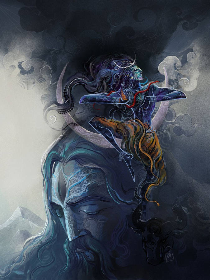 Divine Dance Of Lord Shiva - The Shiv Tandav Wallpaper