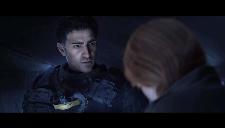 Doc In Action – Intense Rainbow Six Siege Gameplay Wallpaper