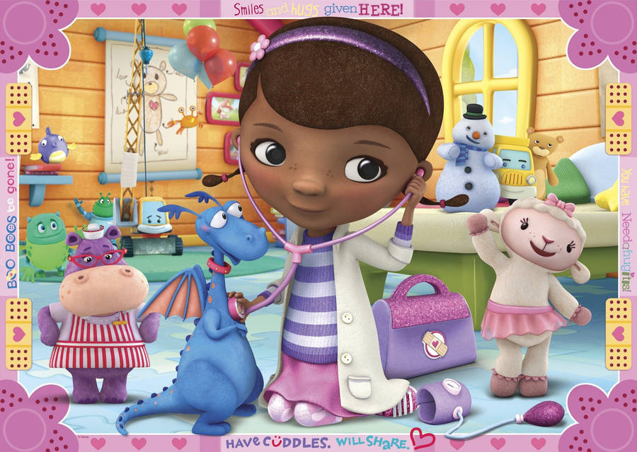 Doc Mcstuffins Frame Wallpaper