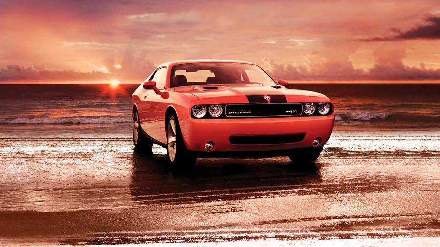 Dodge At Sea Beach Wallpaper