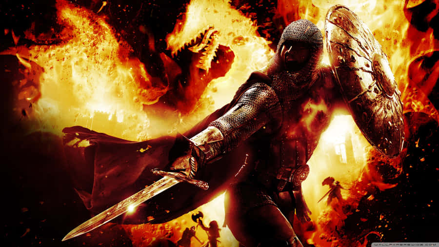 Dogmatic Dragon Warrior Wallpaper