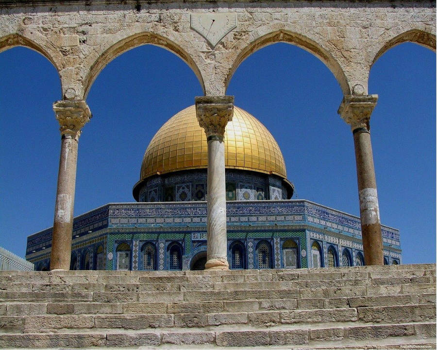 Dome Of The Rock Arches Wallpaper