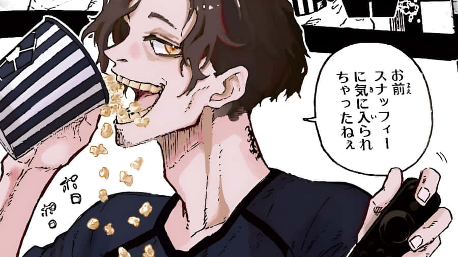 Don Lorenzo Enjoying Snack Wallpaper