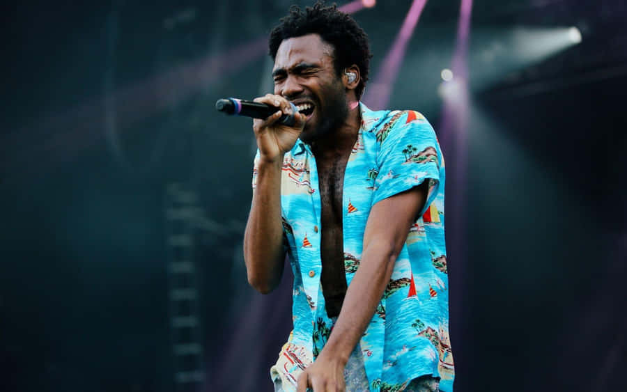 Donald Glover Performing Live Wallpaper