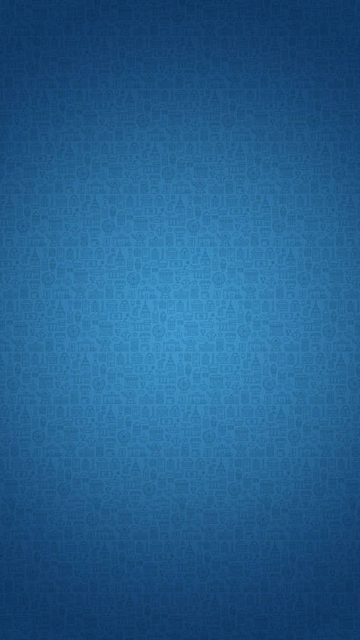 Doodle Art Blue Iphone Wallpaper