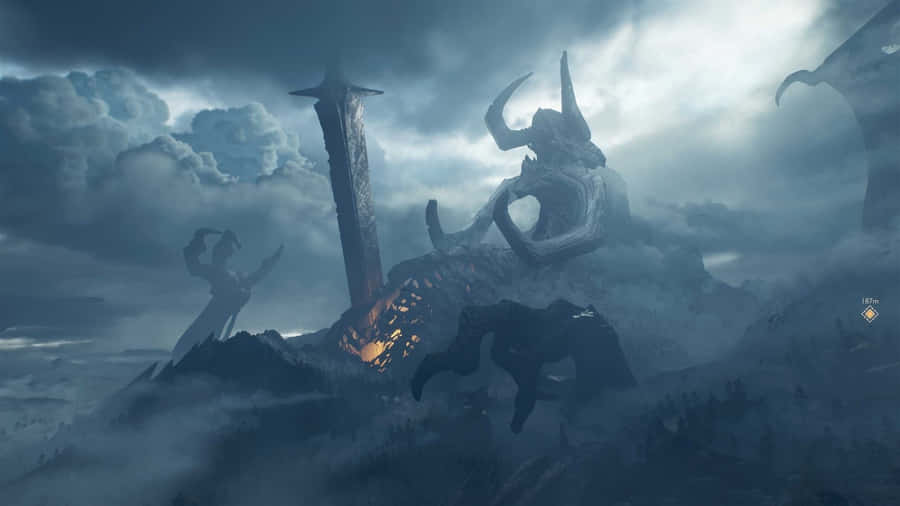 Doom Dark Ages Epic Battle Wallpaper